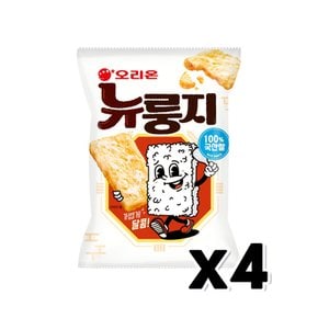 오리온 뉴룽지 봉지스낵 75g x 4개