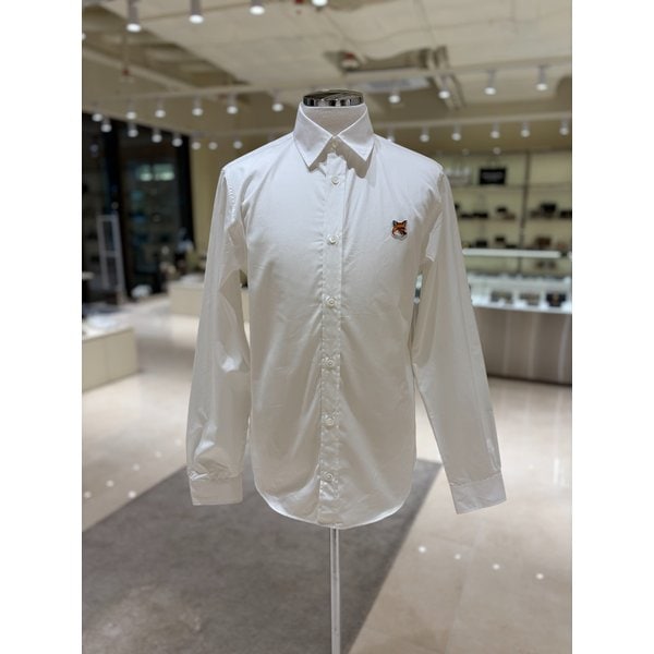 [부산점] 남성 폭스헤드 클레식 화이트 셔츠 MM00409WC0026-P100