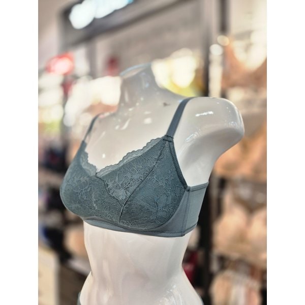 [시흥점] S 비너스) 노와이어 크로스오버랩 패드 노와이어 브라 VBRW432-TQ