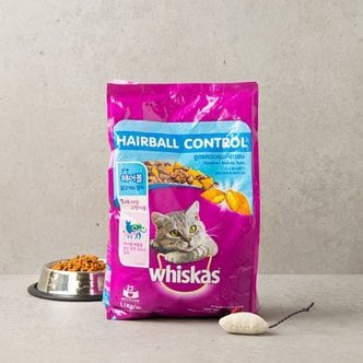 MOLLY'S [위스카스 whiskas]위스카스 헤어볼 치킨 앤 튜나 1.1kg