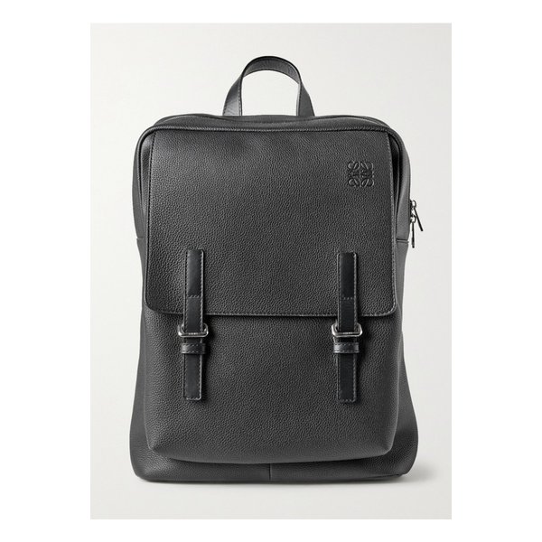 Military Full-Grain Leather Backpack 24062987016757785