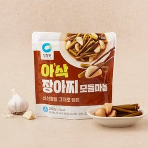 아삭 장아찌 모듬마늘 250g