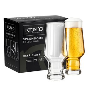 맥주잔 스플렌더 400ML 6개 비어컵 크리스탈