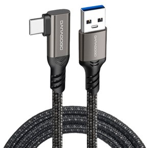 USB3.2 C타입 to A ㄱ자 고속충전케이블 10Gbps 50cm