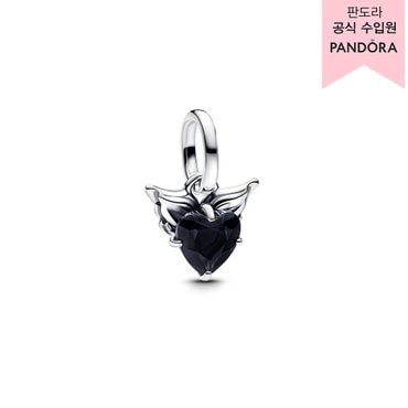 판도라 [백화점 보증서 제공] 윙드 하트 미니 댕글 참 793626C01
