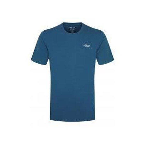 26SS 랩 반팔 티셔츠 QCB66TMB TEMPEST BLUE DOM