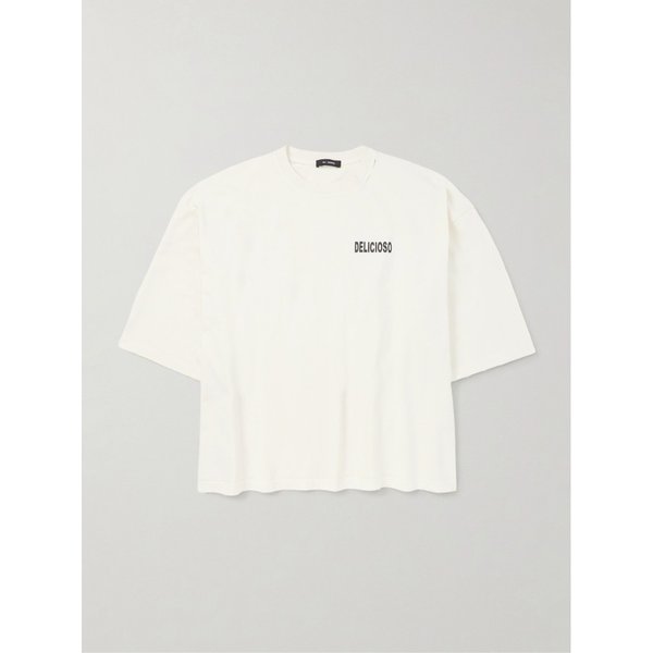 윌리 차바리아 타코 샵 버팔로 프린트 코튼 저지 티셔츠 46376663162997112