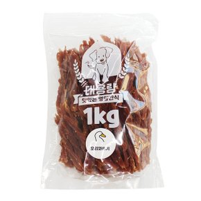 미라클 대용량 프리미엄 사사미 1kg-오리꽈배기