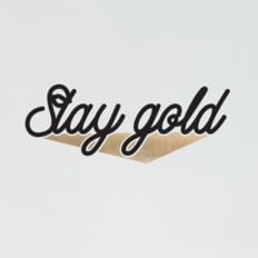 Stay gold 예쁜 감성 레터링 인테리어 스티커 medium (6817107)