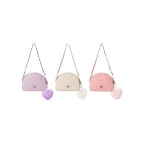 Heart Charm Halfmoon Bag_HC239DBG002M