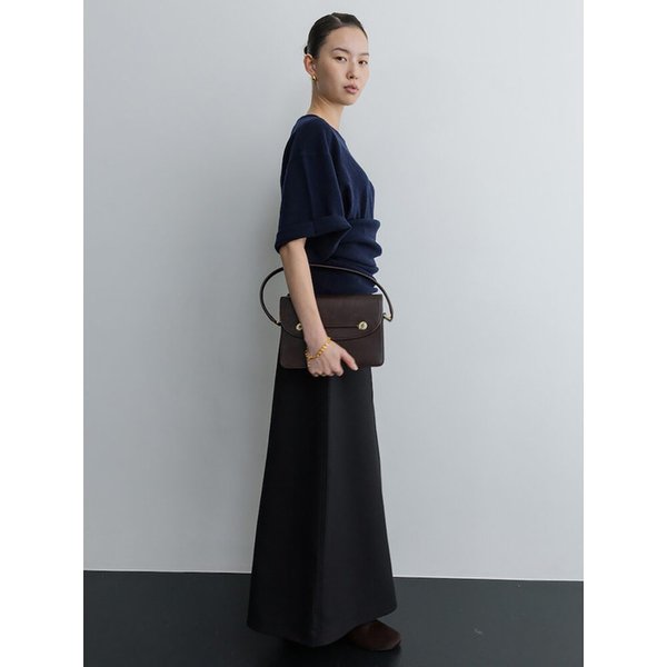 Cash Knit Tube Top  Navy (TA6151A06R)