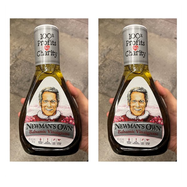 [해외직구]뉴먼스 오운 발사믹 비네그레트 드레싱 473ml 2팩 Newmans Own Balsamic Vinaigrette ...