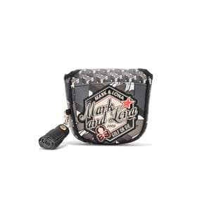 U GN GEOMETRIC PATTERN MALLET PUTTER COVER 블랙 EVR LS3ZA15U BK