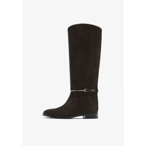 5217339 Massimo Dutti RIDING STYLE WITH DETACHABLE EMBELLISHMENT - Boots dark brown