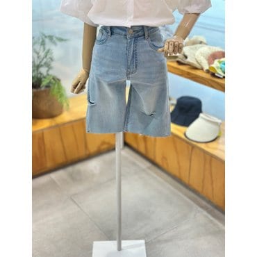 레코브 데님 슬림핏 5부 팬츠(LC61E8DT509X)