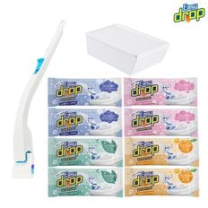 시즌3 변기클리너 102회 세트 (핸들1개, 케이스 1개, 클리너 리필 8팩, 무료체험 6회분