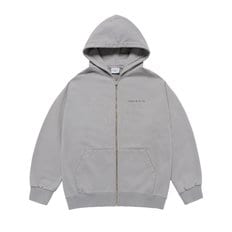 BASIC BIO WASHING HOODIE ZIP UP UP GREY 베이직BIO 집업 그레이