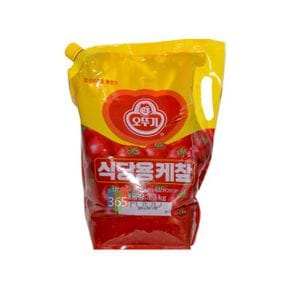 오뚜기 식당용 파우치 케찹 3300g