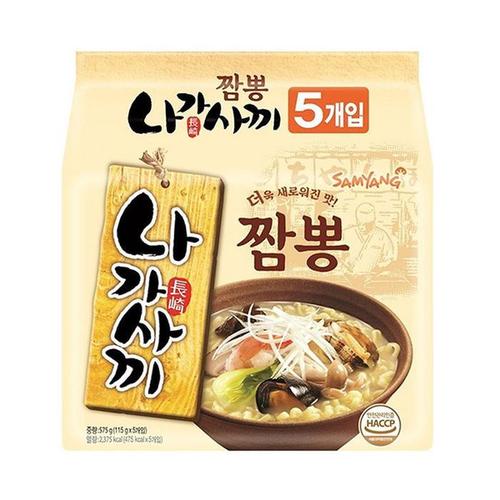 봉지라면 삼양 나가사끼 짬뽕 115g 10개(1)