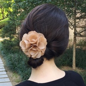 Voluminous flower hairpin(파티 꽃 헤어핀)