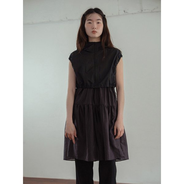 SHEER VEST JUMPER_BLACK