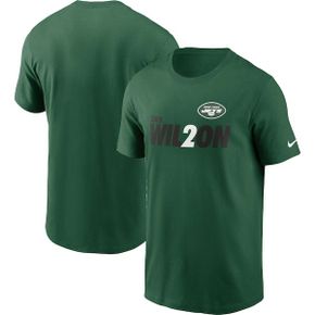 [해외] 716602 나이키 NFL 남성 티셔츠 Zach Wilson New York Jets Nike Player Graphic T-Shirt