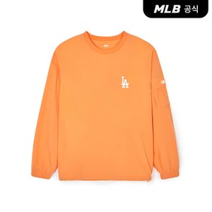 MLB [코리아공식]베이직 고프코어 긴팔 우븐 맨투맨 LA (L.Orange)