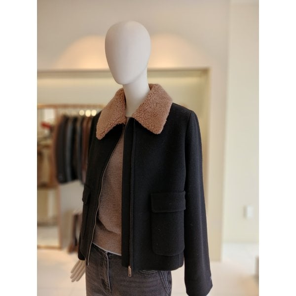 [여주점] 씨씨콜렉트 퍼카라캐시미어혼방숏코트 E254msg154