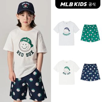 MLB키즈 (공식)24SS 그린플레이 반팔 티셔츠 세트 (2color) 7AS1E0143