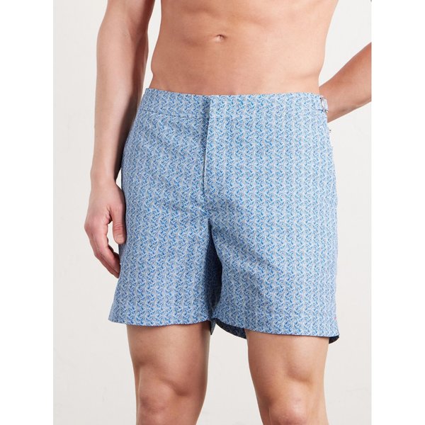 불독 페이트 스트레이트 미드 렝스 프린트 스윔 쇼츠 46376663163008259