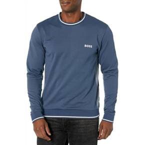 4690102 Hugo Boss Embroidered Logo Tracksuit Sweatshirt In Spruce Blue