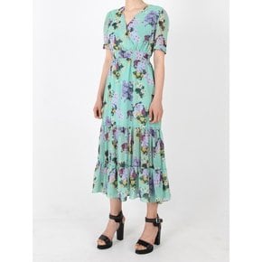 [리퍼브] CHIFFON BLOSSOM MAXI ONE-PIECE MINT