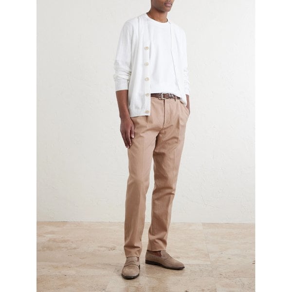 브루넬로쿠치넬리 파이핑 코튼 저지 티셔츠 46376663163115431