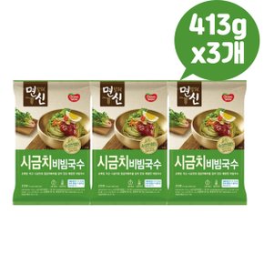 동원 숙성면 시금치 비빔국수 간편식 2인분 x3개 아침 캠핑