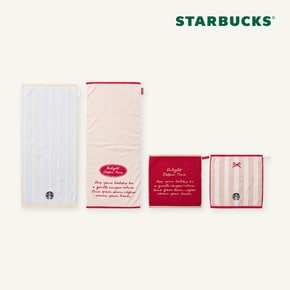 [스타벅스] 시크릿 딜라이트 타월 세트(4P)