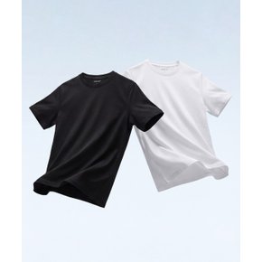 남여공용 쾌적함과 내구성을 가진 기본 티셔츠 2PACK
