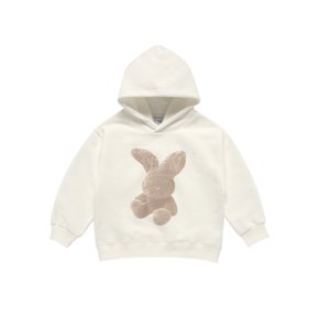 KIDS FUZZY RABBIT HOODIE CREAM 키즈후드 퍼지레빗 크림