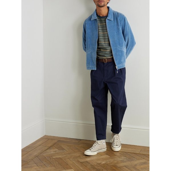 시그널 자수 코튼 코듀로이 블루종 재킷 46376663163007594