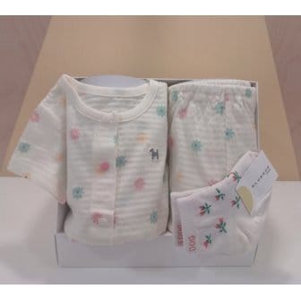 블루독베이비 **YE)멀티데이지 반팔내의,양날 선물세트(45370-054-17+45314-810-03)