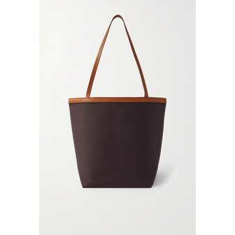 더로우 가죽 트리밍 트윌 토트백 46376663162885367