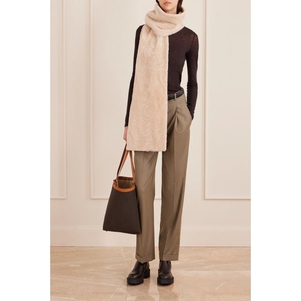 가죽 트리밍 트윌 토트백 46376663162885367