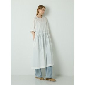 Sheer cotton dress_white