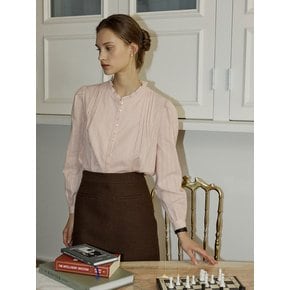 Mini Frill Pintuck Blouse - 3Color