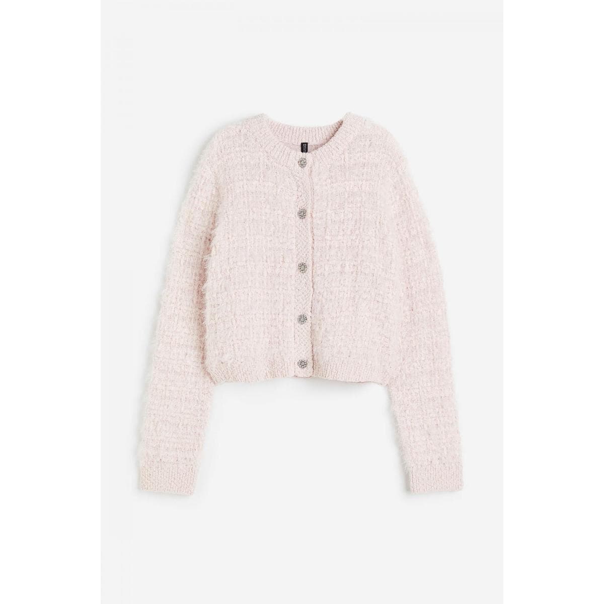 에이치엔엠 버튼 디테일 페이크 퍼 가디건 1199143003 ROSA CLARO - SSG.COM