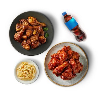 KFC (꾸브라꼬) 데리꾸브+170℃양념치킨+양념감자+콜라1.25L