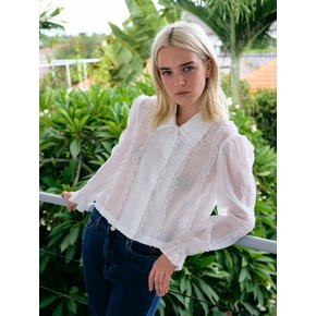 FRENCH VOILE LACE BLOUSE