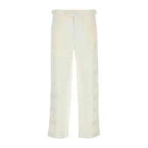 [해외배송] 보디 하이웨이스트 스트레이트 리넨 팬츠 MRS25BT008 WHITE