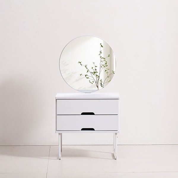 좌식형 화장대 서랍장 거울포함 50cm P0000OJM (착불)