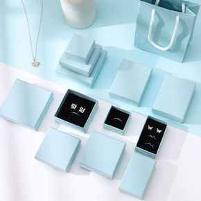 주얼리 케이스 민트블루 7cmX7cm