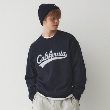 후아유 Campus Printing Sweatshirt  WHMWE4T92U